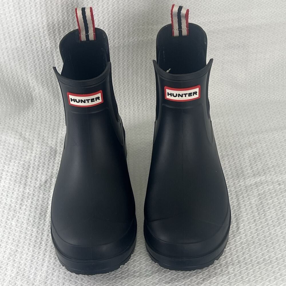 Hunter Original Chelsea Rain Boots Black Women’s US 9 EU 40/41 Waterproof - Picture 4 of 11